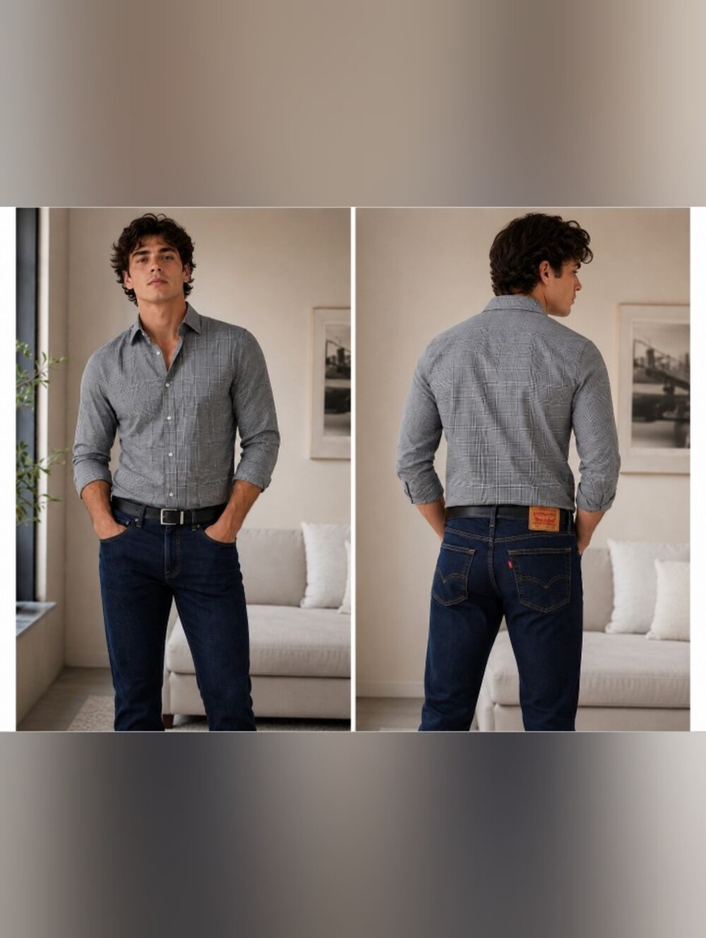 Levi's 511 Slim Fit Jeans W32 L34 Dark Wash Excellent Used